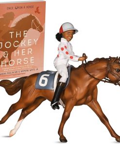 Breyer Horses Freedom Series Cheryl White Horse and Book Set | Breyer Horse and Book Series | Horse Toy Model | 1:12 Scale Freedom Series Horse Figurine | Model #6236