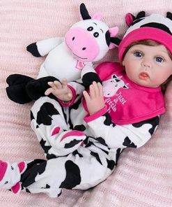 Aori Reborn Baby Dolls Real Life – 22″ Realistic Newborn Girl Doll, Lifelike Baby Girl Dolls, Gift for Kids, Grandma, Collectors