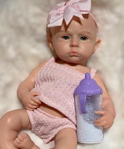 OtardDolls 13 Inch Reborn Baby Dolls Silicone Full Body Lifelike Reborn Doll Realistic Silicone Baby Dolls with Accessories Cloth Set for Children and Collectors