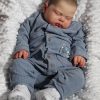 Zero Pam Realistic Reborn Baby Dolls,24 Inch Chubby Boy Realistic Baby Doll Silicone Baby Dolls That Look Real Looking Reborn Toddler 3D Skin Real Life Reborn Dolls with Accessories