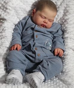 Zero Pam Realistic Reborn Baby Dolls,24 Inch Chubby Boy Realistic Baby Doll Silicone Baby Dolls That Look Real Looking Reborn Toddler 3D Skin Real Life Reborn Dolls with Accessories