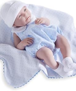 JC Toys La Newborn “REAL BOY” Baby Doll (Realistic 17″ Anatomically Correct) (18108)