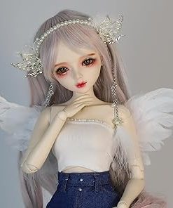 BJD Doll: Hand-Painted 1/3 BJD Doll,Female Dolls, 22.8Inches（56cm）, Ideal Gift for Girls, Desk and Wall Decorations 2