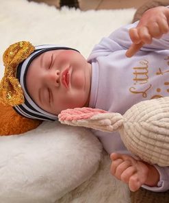 Reborn Baby Dolls -18 inch Cute Soft Vinyl Realistic Baby Doll with Complete Accessories Perfect for Accompany&Cuddling,Birthday for Daughter,Granddaughter, Girls 2