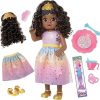 Baby Alive Princess Ellie Grows Up! Doll, 18-Inch Growing Talking Baby Doll Toy for Kids Ages 3 and Up, Black Hair