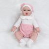 Lifelike Reborn Baby Dolls – 17 Inch Soft Body Full Vinyl Body,Realistic Newborn Baby Dolls Girl Gift for Kids Age 3+