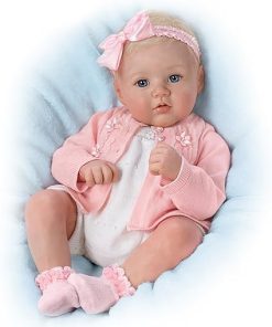 The Ashton-Drake Galleries Marissa May Poseable and Weighted Lifelike 18 Inch Baby Girl Doll