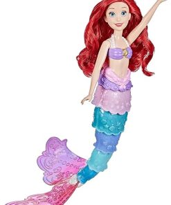 Disney Princess Rainbow Reveal Ariel, Color Change Doll, Water Toy Inspired by The Disney’s The Little Mermaid, for Girls 3 and Up 2