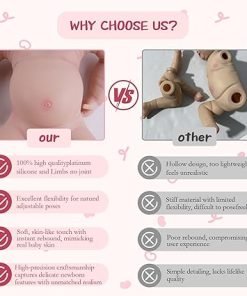 Boy 12 Inch, Silicone Reborn Baby Dolls, Realistic Baby Doll, Not Vinyl, Posable Newborn, Reborn Baby Dolls Silicone Full Body 2
