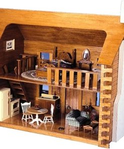 Greenleaf Creekside Cabin Dollhouse Kit – 1 Inch Scale 2