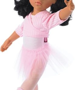 Gotz Hannah at The Ballet – 19.5″ Asian Poseable Doll with Extra Outfit (Denim Overalls, Shirt & Sandals) and Long Black Hair to Wash & Style