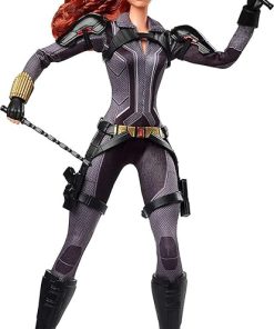 Barbie Marvel Studios’ Black Widow Doll, 11.5-in, Poseable with Red Hair, Wearing Armored Bodysuit and Boots, Gift for Collectors [Amazon Exclusive]