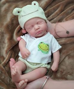 12″ Boy Micro Preemie Full Body Silicone Baby Doll Loulou Lifelike Mini Reborn Doll Surprice Children Anti-Stress My Melody