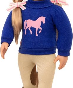 Our Generation Dolls Montana Faye – Adorable 46cm Doll with Hair to Brush, Equestrian Outfit and Full Set of Clothes | Wholesome Dolls for Girls Age 3-10 for Dressing Up and Imaginative Play