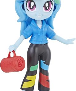 My Little Pony Equestria Girls Fashion Squad Rainbow Dash 3″ Mini Doll with Removable Outfit, Shoes & Accessory, for Girls 5+