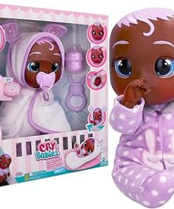 Cry Babies Newborn Molly – Interactive Baby Doll with 20+ Baby Sounds, Girls & Kids Age 18M and Up 2