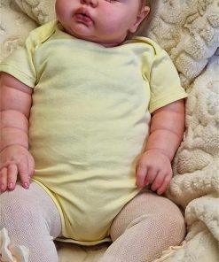 Zero Pam Realistic Reborn Baby Dolls – 24 Inch Silicone Baby Doll Cloth Body Real Looking Baby Dolls with Hair Lifelike Baby Dolls That Look Real with Accessories