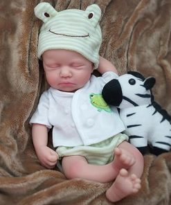 12″ Boy Micro Preemie Full Body Silicone Baby Doll Loulou Lifelike Mini Reborn Doll Surprice Children Anti-Stress My Melody 2