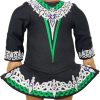 Irish Dance Dress for 18″ Doll (Gold)
