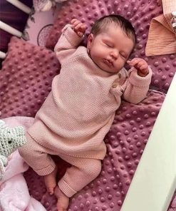 Zero Pam Reborn Baby Dolls Silicone Full Body-20 in Realistic Baby Doll, Full Silicone Reborn Dolls, 3D Skin Posable Anatomically Correct Girl, Real Life Doll That Look Real, with Accessories