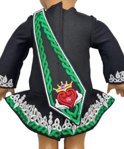 Irish Dance Dress for 18″ Doll (Gold) 2