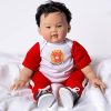 50cm Plastic Doll Baby Model, Lifelike Photography Posing Simulation Articulated Jointed Imitate Simulation Training Toy with Suitcase 4