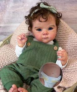 Zero Pam Reborn Baby Dolls Silicone Full Body-18 in Realistic Baby Doll, Anatomically Correct Girl, Silicone Reborn Dolls, 3D Skin Real Life Babys Doll with Accessories