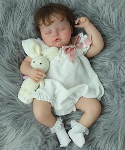Lifelike Reborn Baby Dolls Twins Boy & Girl, 20Inch Cute Soft Vinyl Realistic-Newborn Baby Dolls Poseable Real Life Lifelike Baby Dolls w/Doll Accessories for 3+ Year Old 2