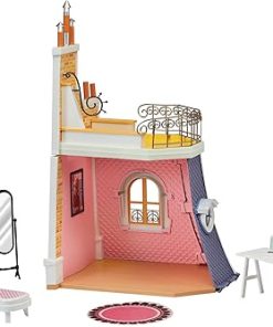 Miraculous Ladybug Marinette’s 2-in-1 Bedroom and Rooftop Playset with Accessories by Playmates Toys