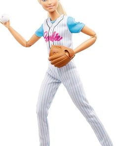 Barbie Ultra-Flexible Baseball Doll with Mitt