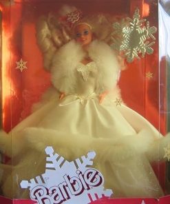 Happy Holidays Barbie Doll Special Edition 1989 w Keepsake Snowflake Ornament (1989 Mattel Hawthorne)