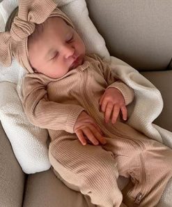 Pinky Reborn Baby Dolls 19 Inch Realistic Doll Newborn Baby Doll Reborn Vinyl Dolls Bebe Toy for Kids Age 3+