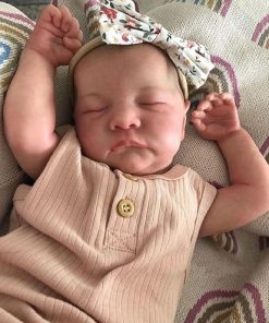 Pinky Reborn Lovely Reborn Baby Dolls 19Inch48cm Levi Soft Full Body Realistic-Newborn Baby Dolls Sleeping Baby Dolls with Toy Set for Kids Age 3+ 2