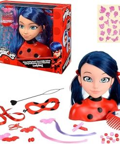 Bandai Miraculous Ladybug Miraculous Deluxe 21 cm Comb Head Marinette + 30 Accessories P50247