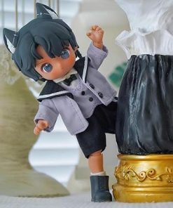 CALEMBOU BJD Dolls Blind Box, Kawaii 1/12 Mechanical Jointed Doll Home Decoration Collectable Action Figure Posable Dress Up Doll for Girls Boys (6 Boxes Full Set) 2