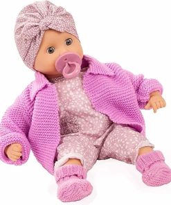 Gotz Muffin Soft Mood Bald Baby Doll with Blue Sleeping Eyes for Ages 18 Months and Up