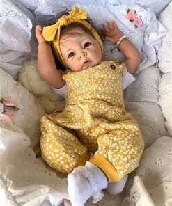 Zero Pam Realistic Reborn Baby Dolls 20 Inch Life Like Baby Dolls That Look Real 3D Printing Smiling REal Feel Newborn Baby Dolls Realistic Baby Dolls Girl with Accessories