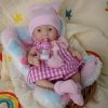 Reborn Baby Doll ，7 Inch Silicone Doll Girl Cindy, Mini Realistic Newborn Baby Dolls Silicone Full Body with Feeding Accessories&Gift Box 3