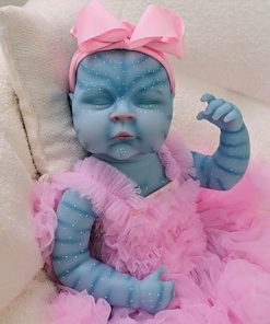 Pinky Reborn Dolls 20inch 50cm Life Like Reborn Baby Dolls Silicone Newborn Avatar Sleeping Soft Weighted Realistic Cute Avatar Baby Doll Toy Gifts 2