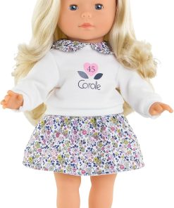 Corolle Limited Edition Clémence 45th Anniversary Doll – 14″ Body with Long Silky Hair, Sleeping Eyes That Open and Close, Vanilla-Scented – for Ages 4 Years and up