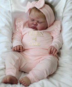 Anano Reborn Toddler Dolls Girl 24 Inch Real Life Like Newborn Baby Dolls That Look Real Boy Big Silicone Babies Realistic Baby Doll Toddler Reborn Doll Boy with Hair