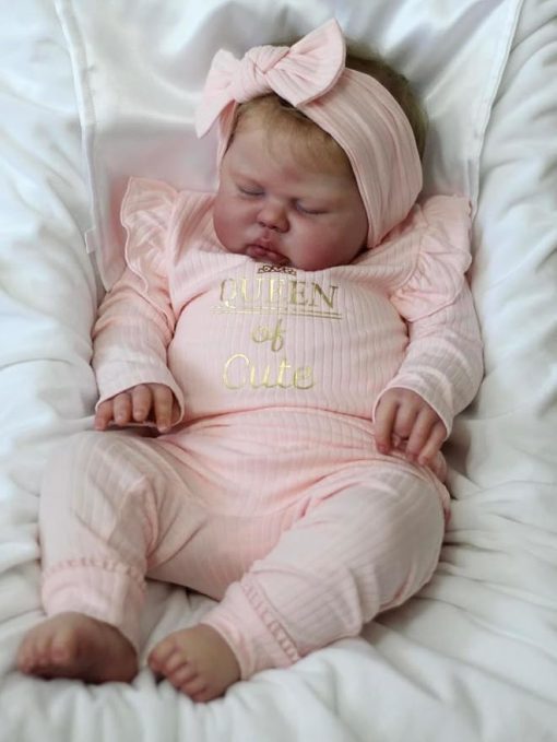 Anano Reborn Toddler Dolls Girl 24 Inch Real Life Like Newborn Baby Dolls That Look Real Boy Big Silicone Babies Realistic Baby Doll Toddler Reborn Doll Boy with Hair