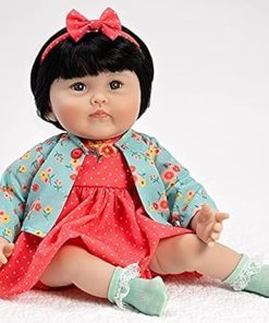 Paradise Galleries Realistic Reborn Asian Baby Girl 20 Inch Doll Lifelike Silky Hair 7 Piece Gift Set for Ages 3 and Up – Kayo Hana