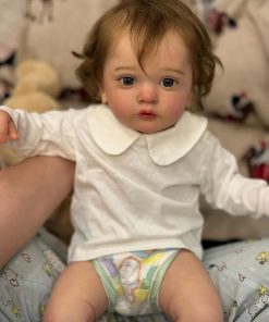 Zero Pam Real Looking Reborn Baby Dolls 23 Inch Lifelike Newborn Doll Soft Reborn Toddler Girl Real Life Baby Dolls That Look Real Beautiful Reborn Doll with Accessories 2
