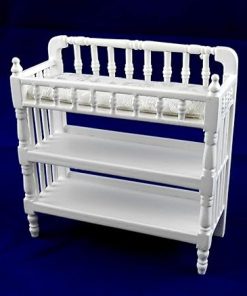 Dollhouse Miniature White Victorian Changing Table