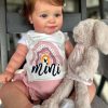 Angelbaby Realistic Newborn Baby Dolls Sweet Sleeping Reborn Real Babies Doll That Look Real Silicone Babies Eyes Closed Alive Cute Doll Set with Accessories 4
