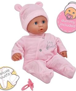 | Tiny Tears – Baby Soft – 38cm Soft Bodied Doll in Pink Outfit: One of The UK’s Best Loved Doll Brands! | Nurturing Dolls| Ages 10m+ 2