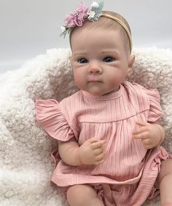 Zero Pam Realistic Reborn Baby Dolls, 20 Inch Lovely Newborn Baby Dolls Full Body Girl Soft Vinyl, Anatomically Correct Baby Doll with Full Accessories 2