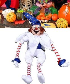 Kitchen Witch Doll, Hanging Scary Clown Doll Creepy Dolls with Creepy Appearance for Horror Themed Activities 2