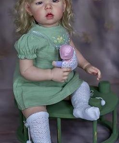 Lifelike Reborn Baby Dolls – 28 Inch Toddler Reborn Dolls Soft Vinyl Baby Dolls Toy for Kids Age 3+ 2